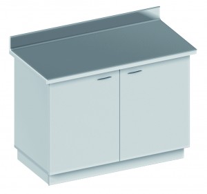Paillasses laboratoire sur meuble porteur